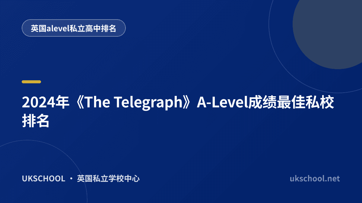 2024年《The Telegraph》A-Level成绩最佳私校排名